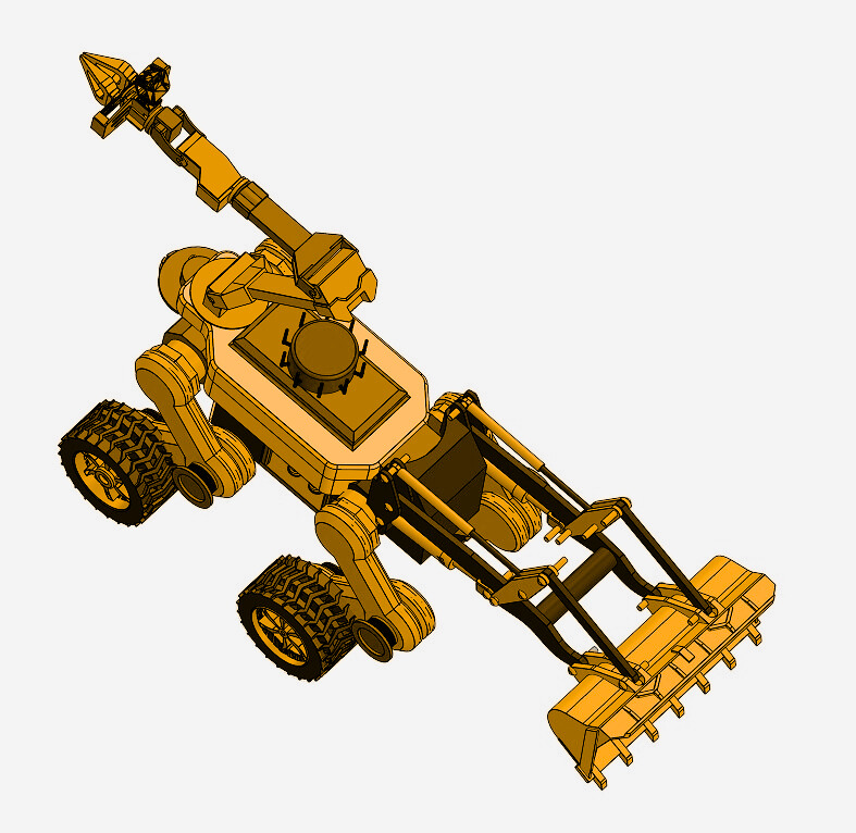 Rottwheeler actuator detail